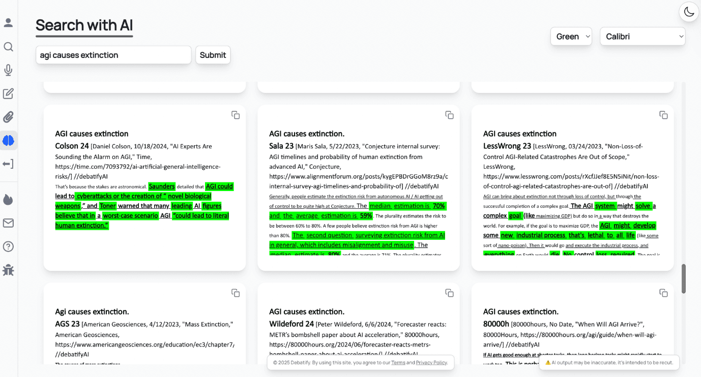Debatify product preview 6